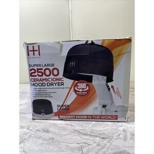 Hot & Hotter Super Large 2500 Ceramic Ionic‎ Hood Dryer